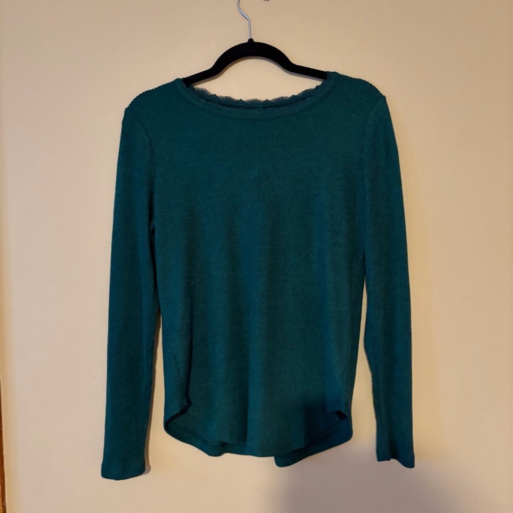 Maurices Teal Long Sleeve Top